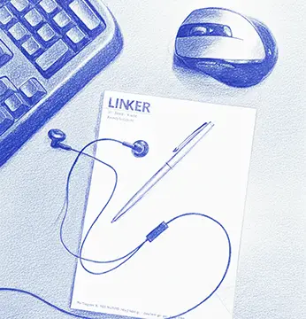 Linker Paper Pad, Mouse & Keyboard