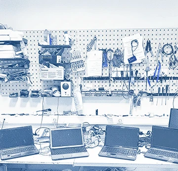 PC & Laptop Repair Room Sketch