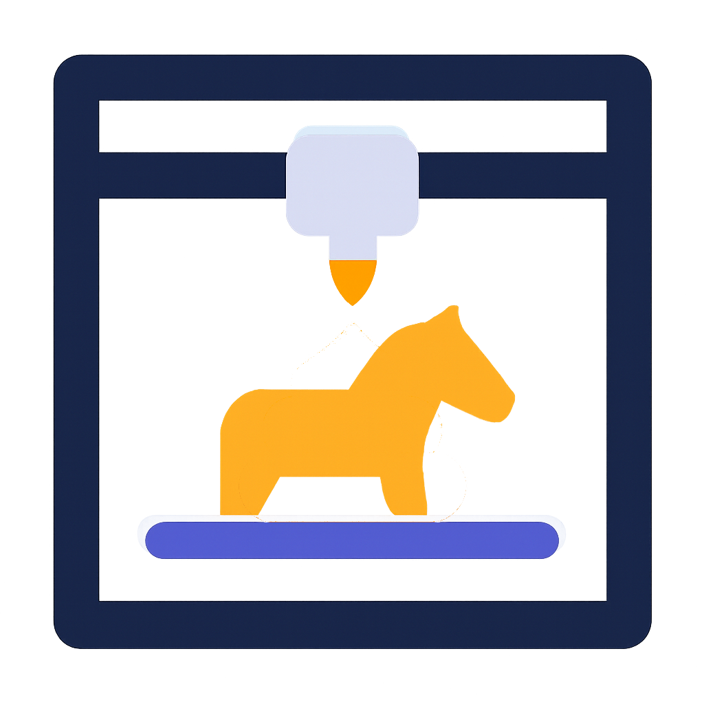 Icon 3D Printer Printing a Horse