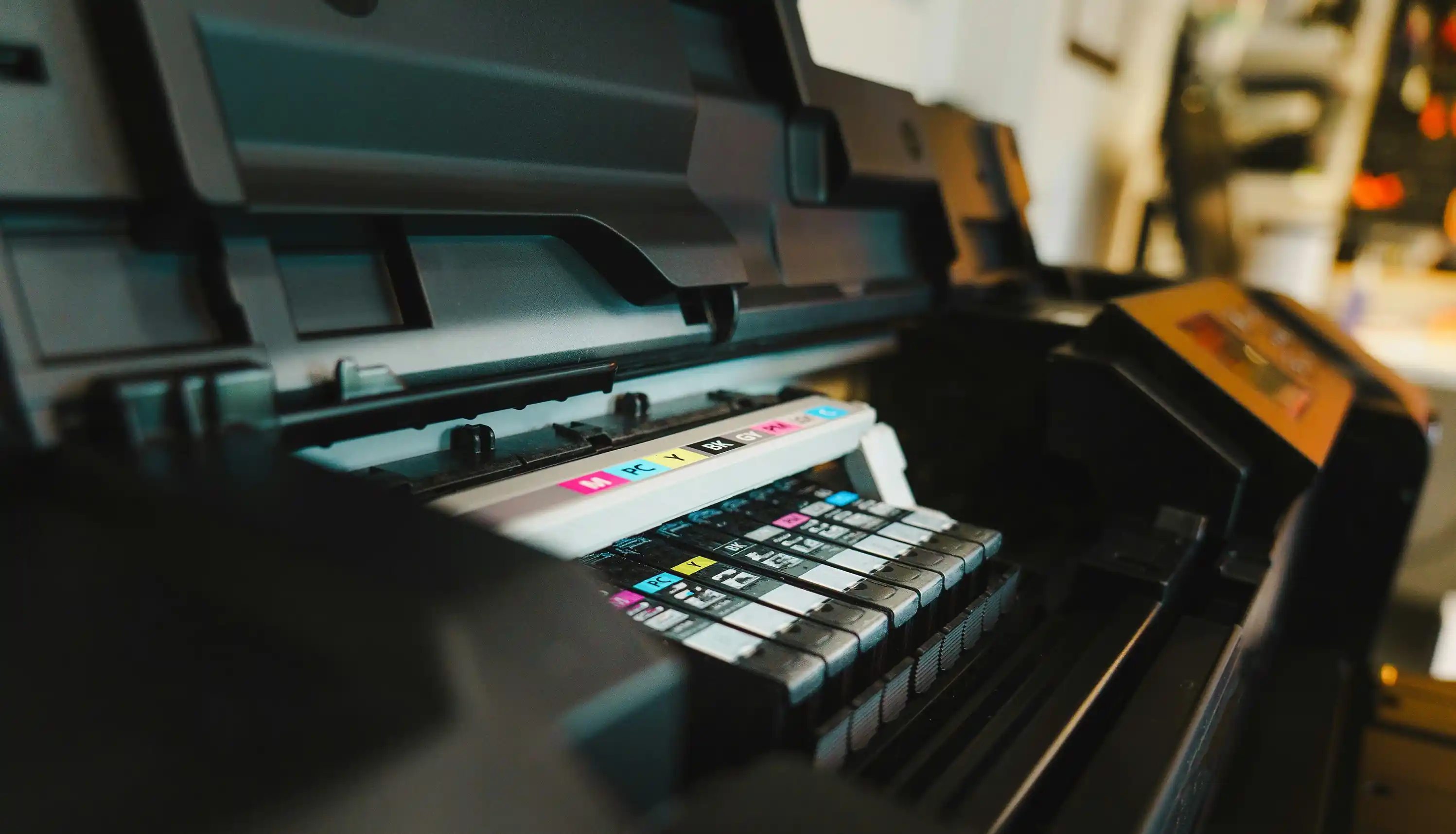Ink Cartridges in Printer 