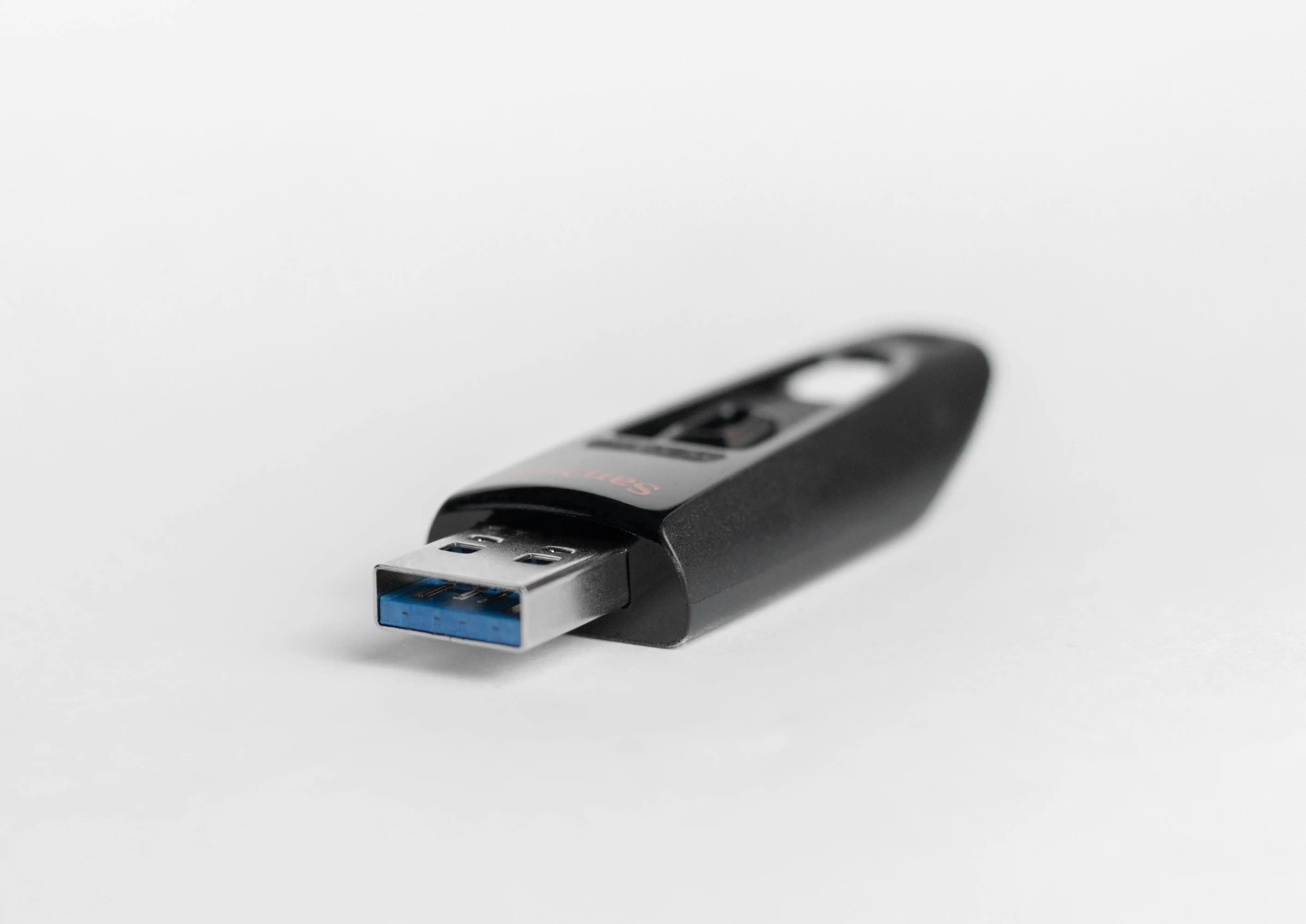 USB Driver on White Background